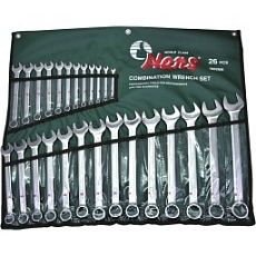 Набор комбинированных гаечных ключей Hans, 16626M